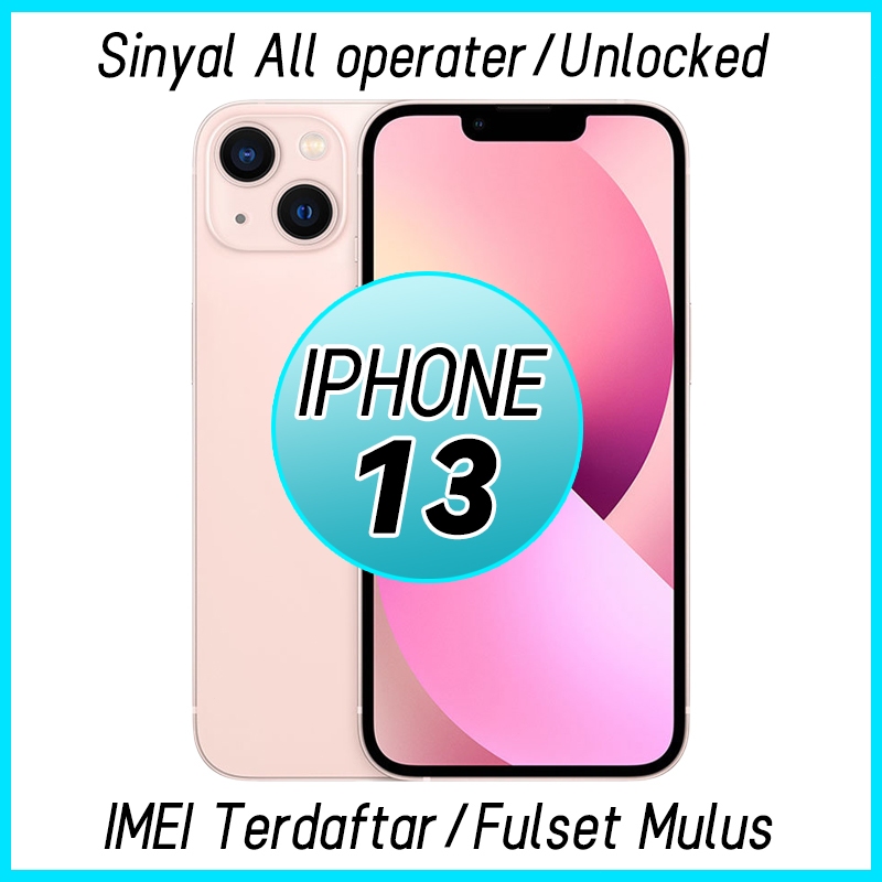 HP13 iPhone 13 128GB 256GB Second Seken Sinyal All operater Original 100% Fulset Mulus 3u green ip13