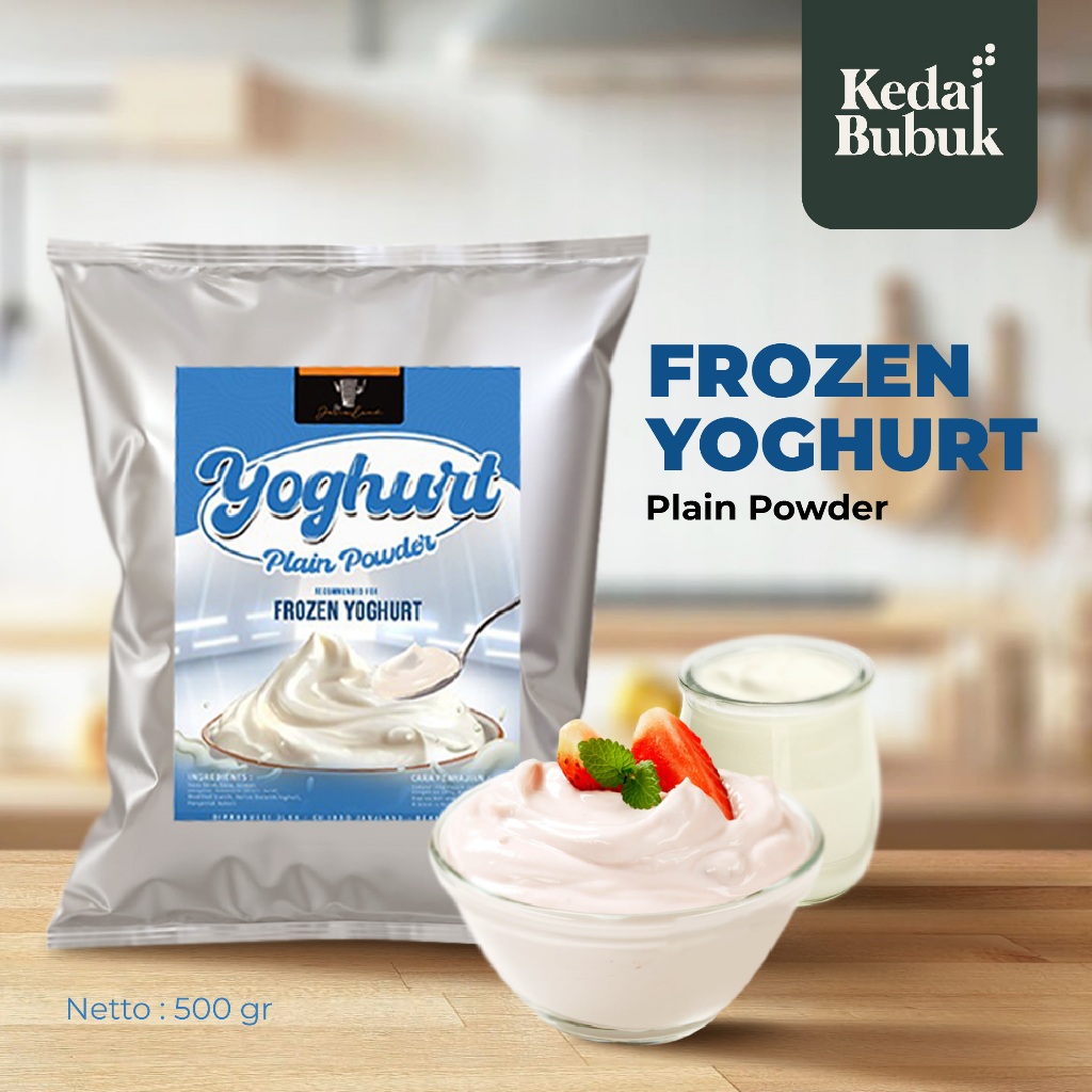 

Javaland Yoghurt Plain Powder 500gram | Frozen Yoghurt / Yogurt Dessert