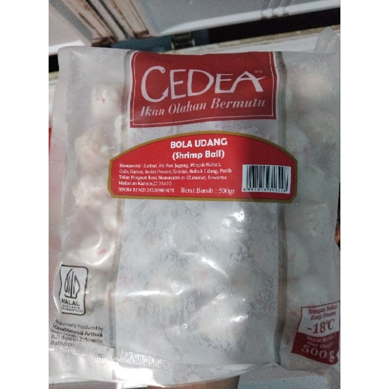 

Cedea shrimp ball/bola udang 500gr