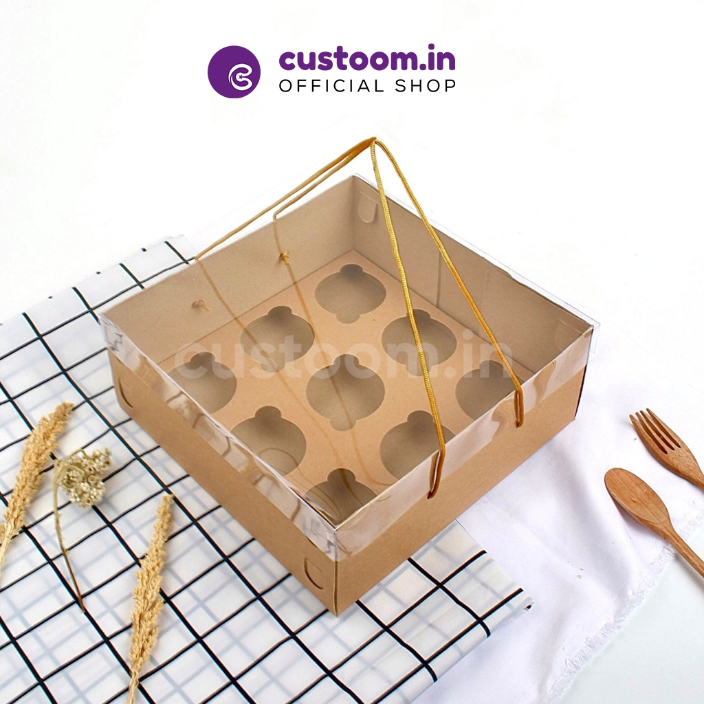 

2510CP Kotak Cupcake Jinjing Isi 9 (Uk.25x25x10 cm) - Kotak Muffin | Custoom.in