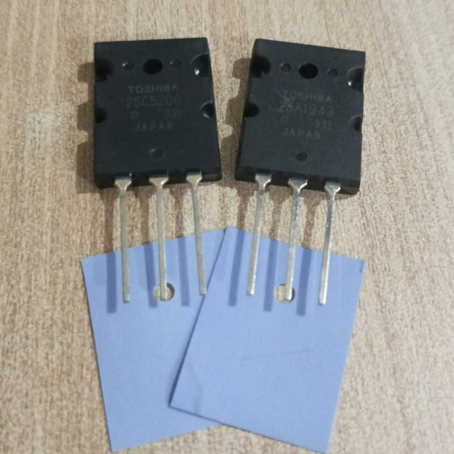 Transistor Toshiba 1943 5200 no 1 super seri 331 JAPAN ORIGINAL + KARET 5200