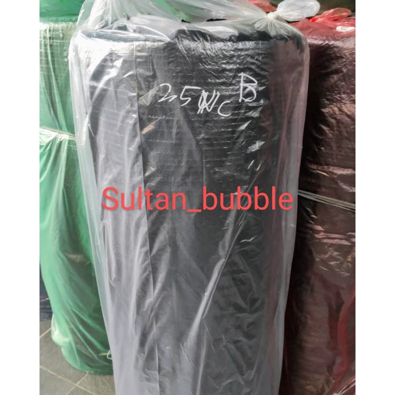 

bubble wrap 125cm x 50m tanpa core hitam tebal dan berkualitas berat 2,5 berat murni
