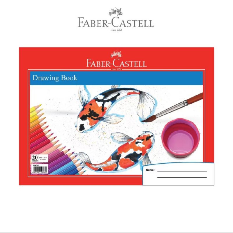 

Faber Castell Drawing Book/ Buku Gambar A4