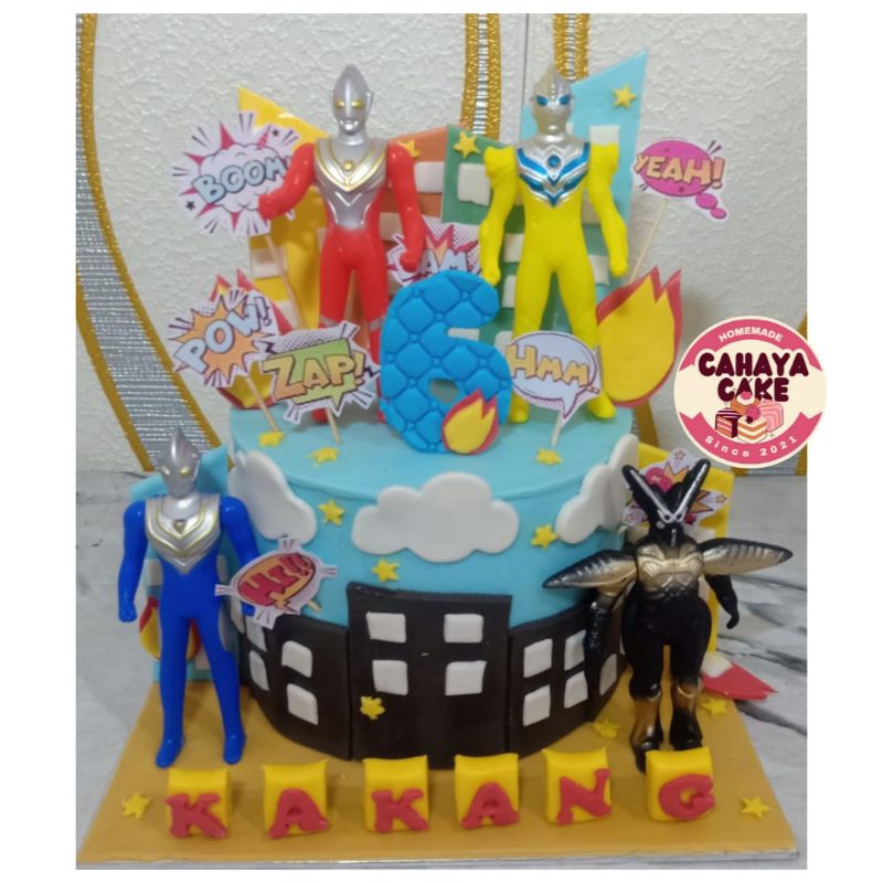 

Kue Ulang Tahun Ultraman / Ultraman Cake / Kue Ultah Karakter