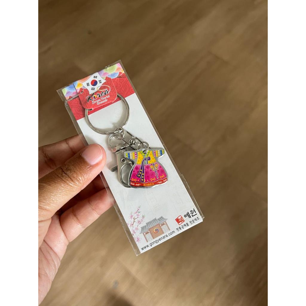 (Ready) Ganci gantungan kunci keychain keyring Korea hanbok souvenir asli korea
