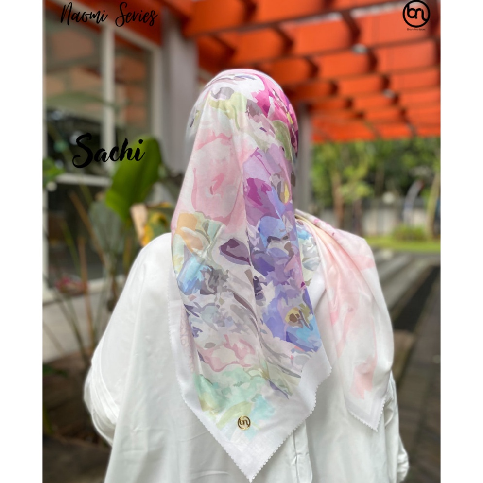 Tren Kekinian BRAND NO LABEL I Sachi  Naomi Series I BNL Hijab I Hijab Brand No Label I Hijab Motif 