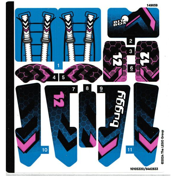 Lego Sticker Part 42164stk01 Sticker Sheet for Set 42164 - (10105320/6462833)