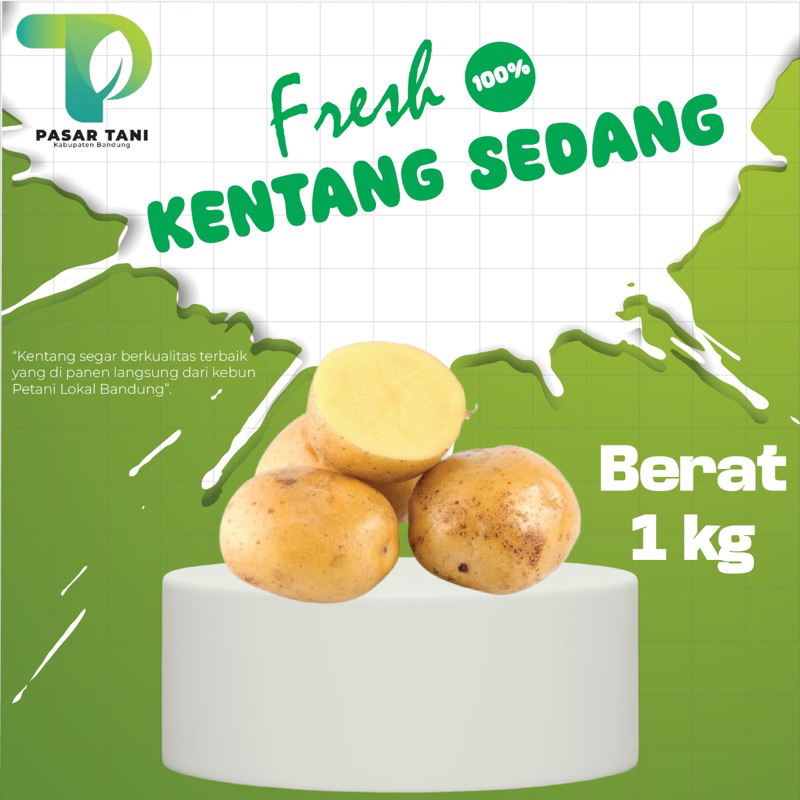 

Kentang Dieng Sedang 1kg Segar
