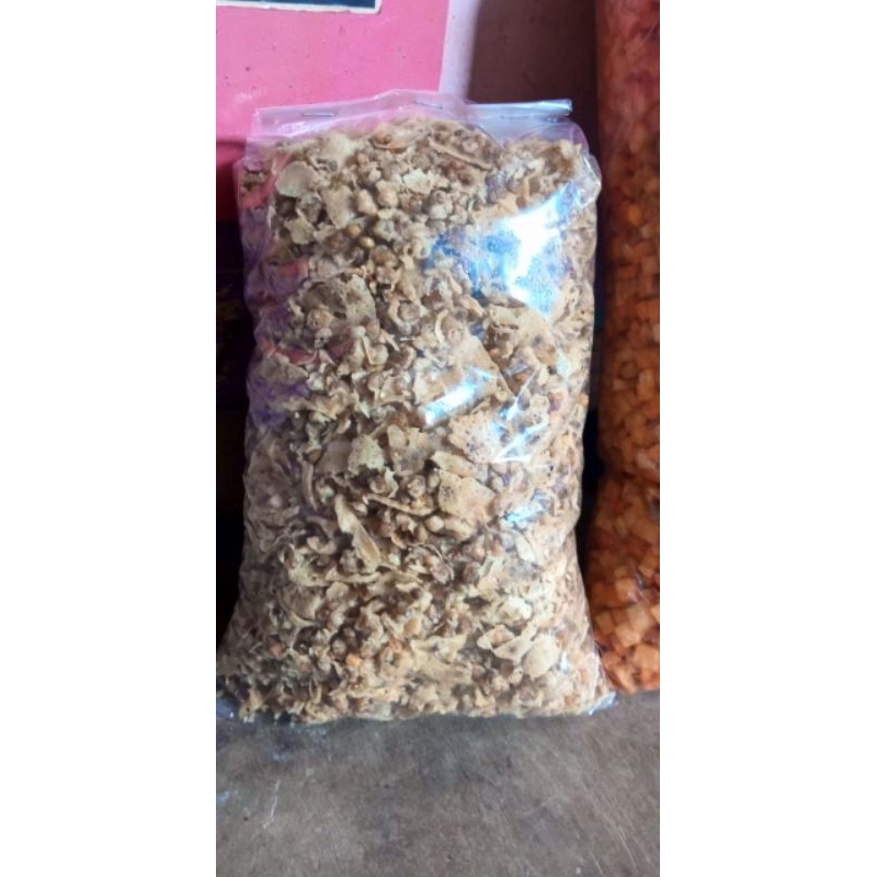 

remukan peyek kacang hijau