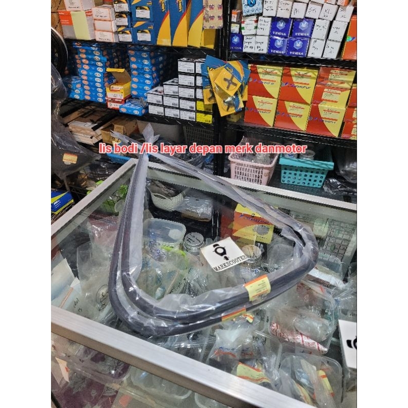 lis bodi lis layar depan vespa super sprint excel px spartan