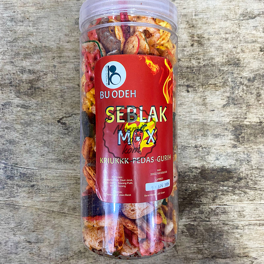 

KERUPUK SEBLAK TOPLES / KRUPUK PEDAS GURIH / SEBLAK BU ODEH