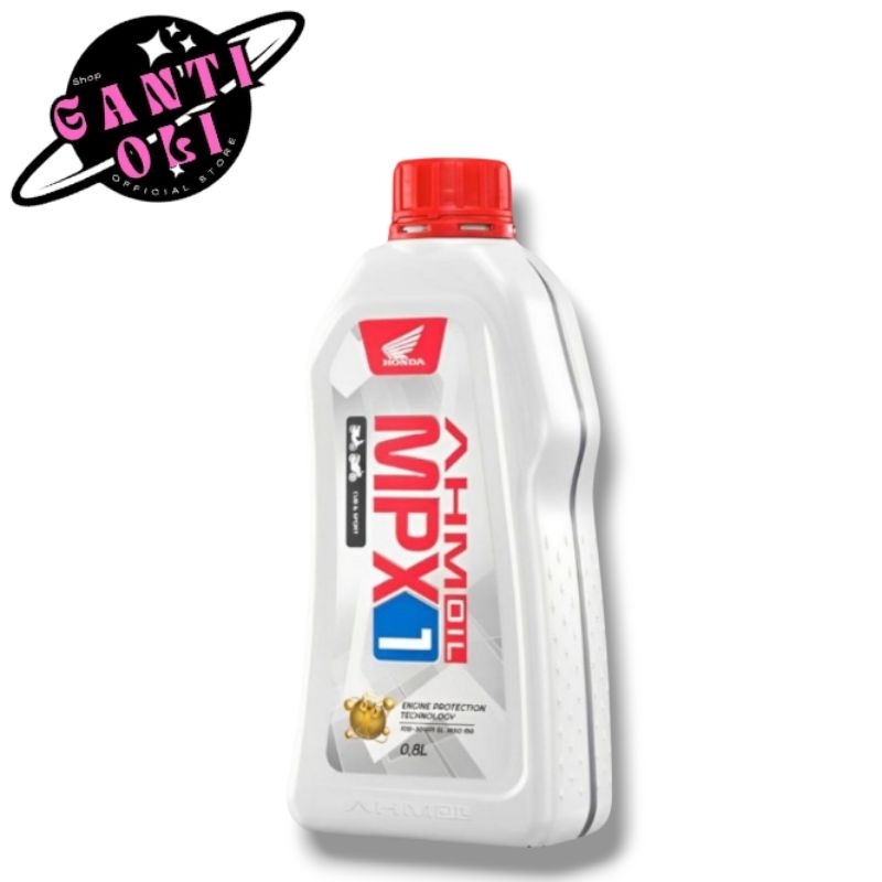 Oli Motor MPX1 AHM 10W-30 0,8L 800ml ID Barcode Kemasan Baru