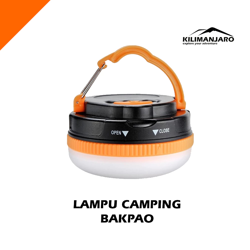 Lampu Tenda Bakpao - Lampu Camping Emergency Model Bakpao / Lampu Tenda Camping
