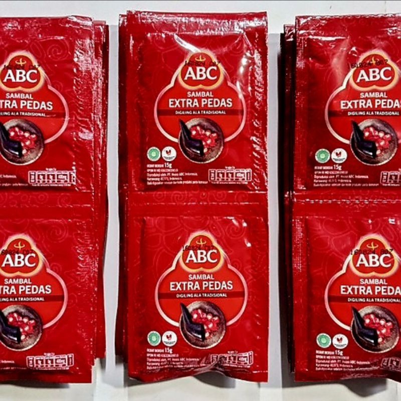 

Sambal ABC Extra Pedas Sachet isi 10pcs