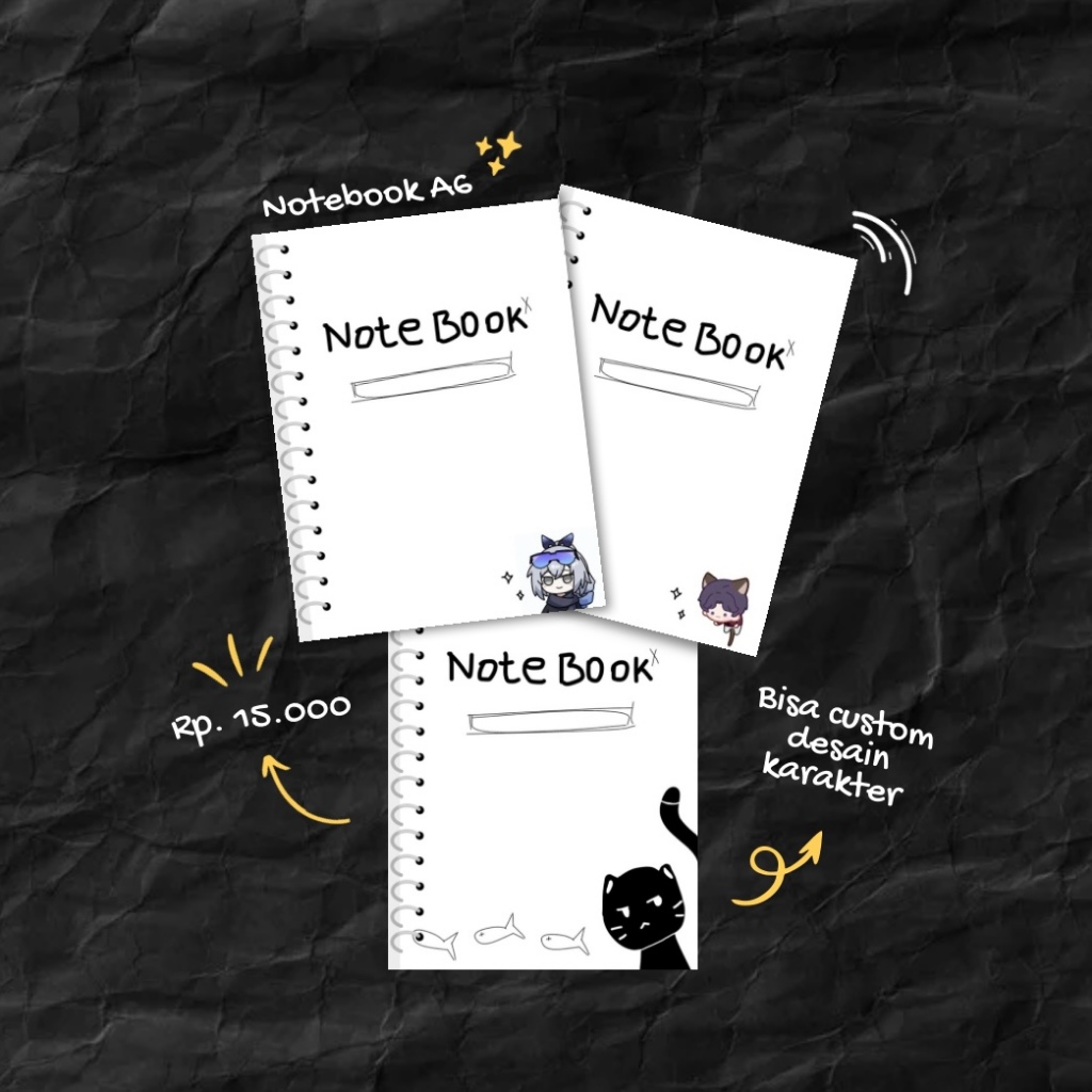 

Notebook A5 Lucu
