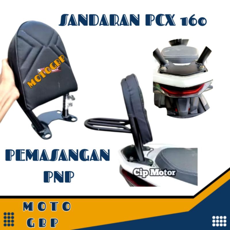 Sandaran Jok Belakang Motor PCX 150 PCX 160 Sanderan Jok Motor Pcx Busa