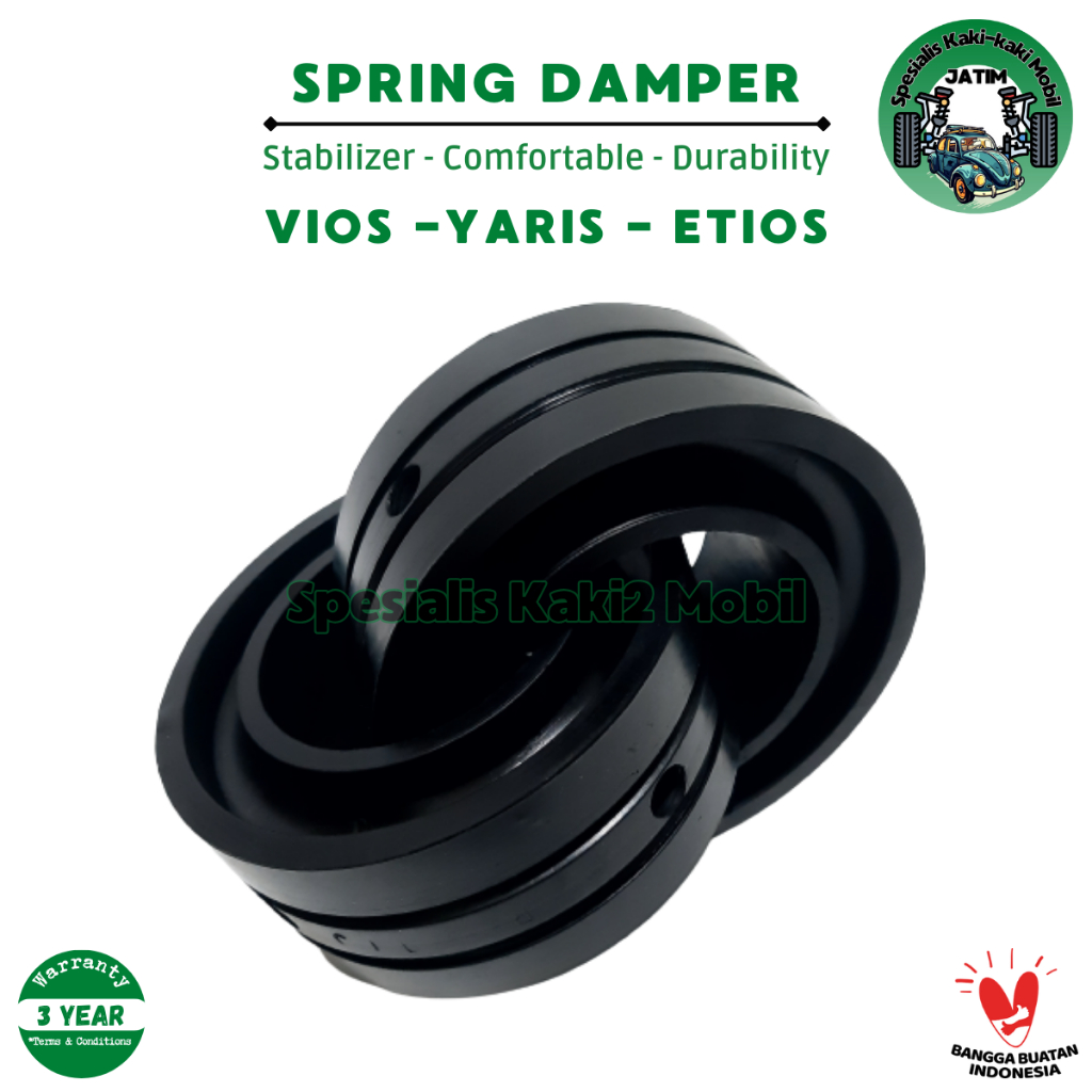Spring Buffer karet Dumper Damper shock mobil Vios Yaris Etios Valco depan / belakang