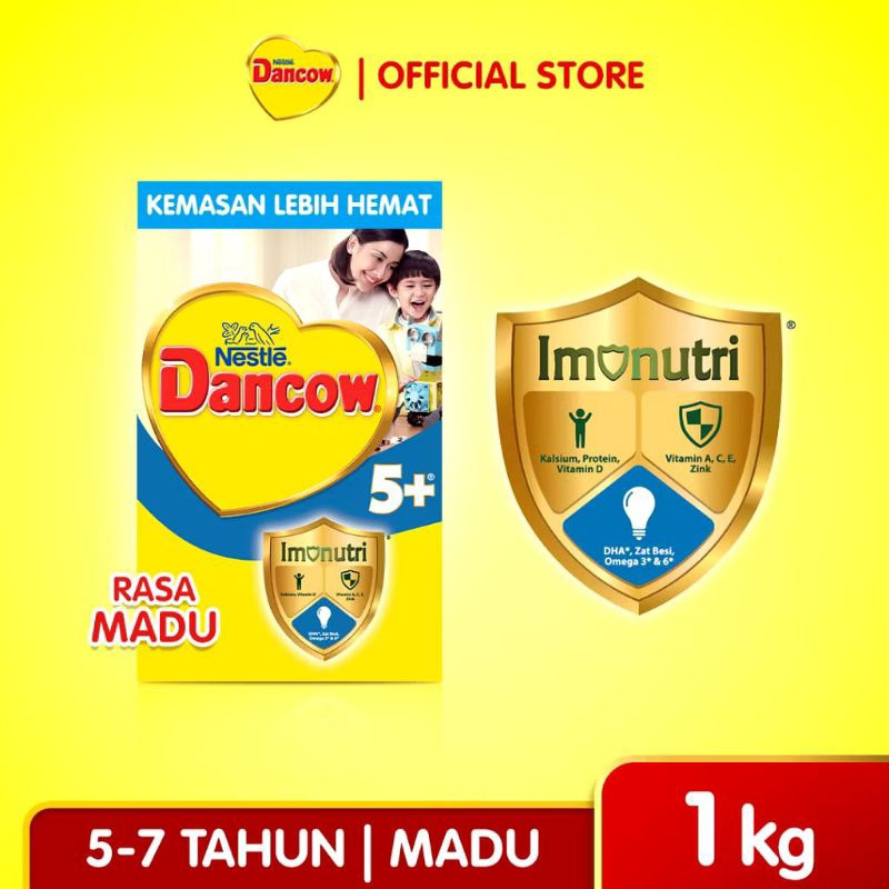 

Dancow 5+ susu formula anak 1kg