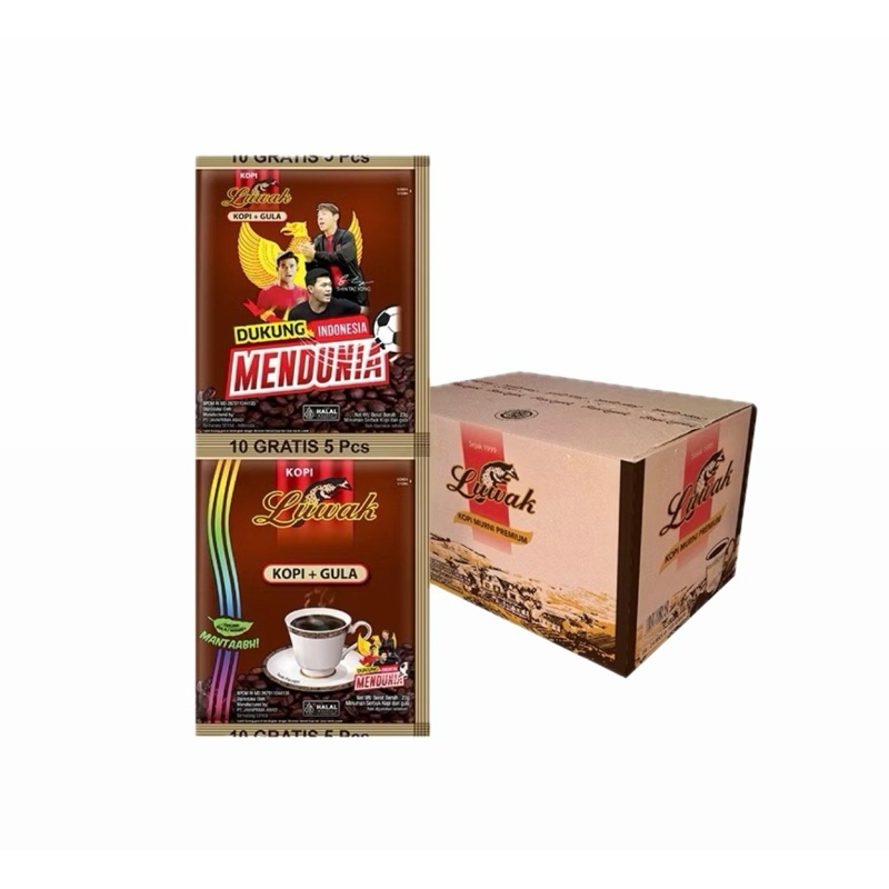 

(READY) KOPI LUWAK HITAM 1 KARTON ISI 10 Renteng