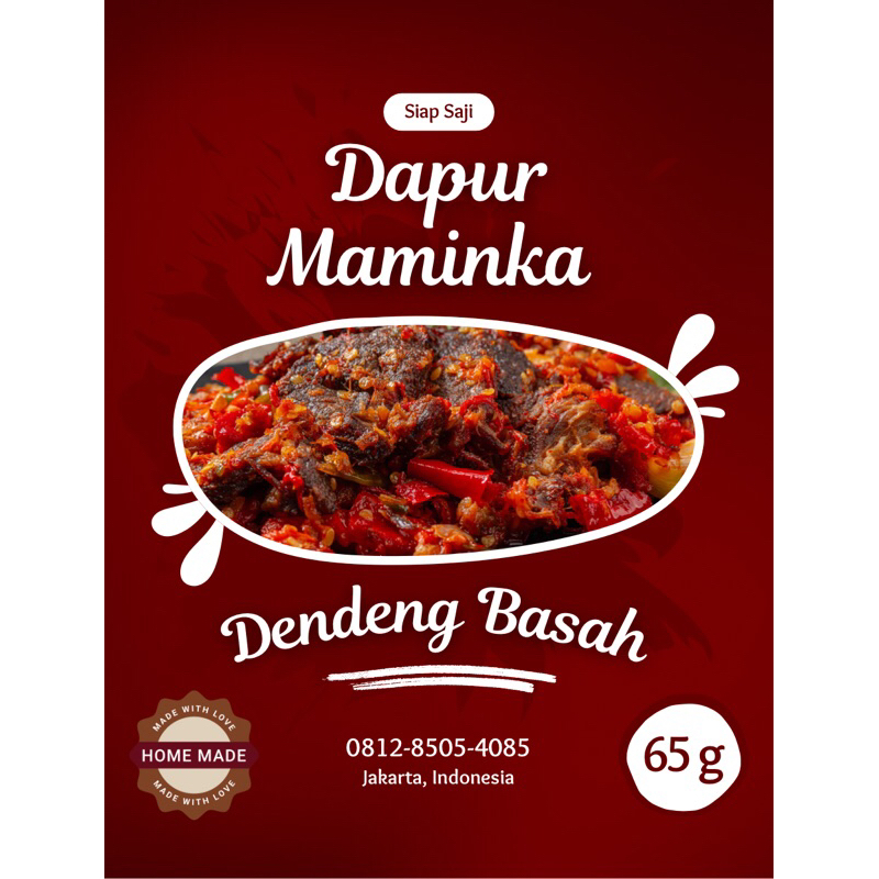 

DENDENG SAPI BASAH BALADO 65 GRAM