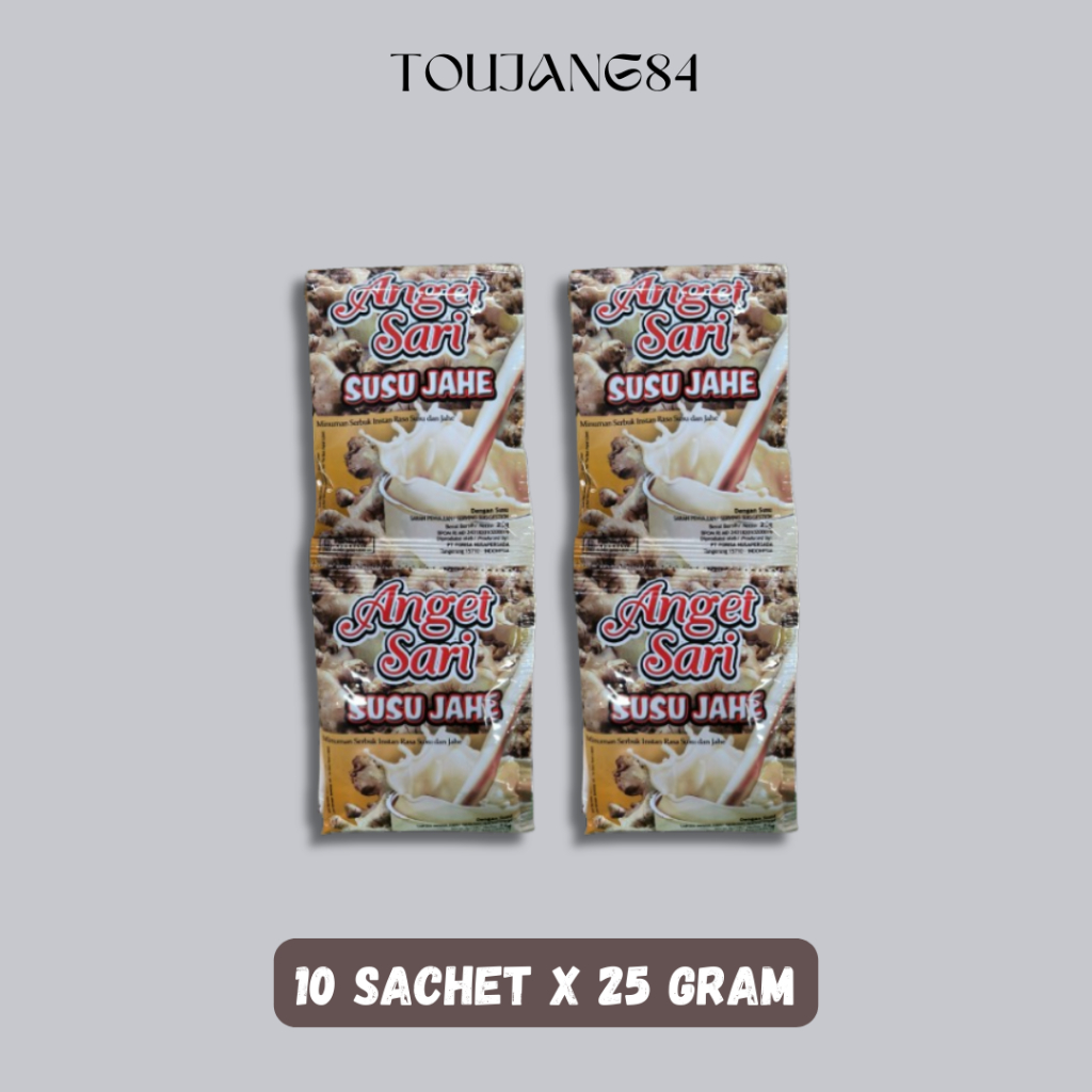 

Anget Sari Susu Jahe PCK 10Sachet @25g