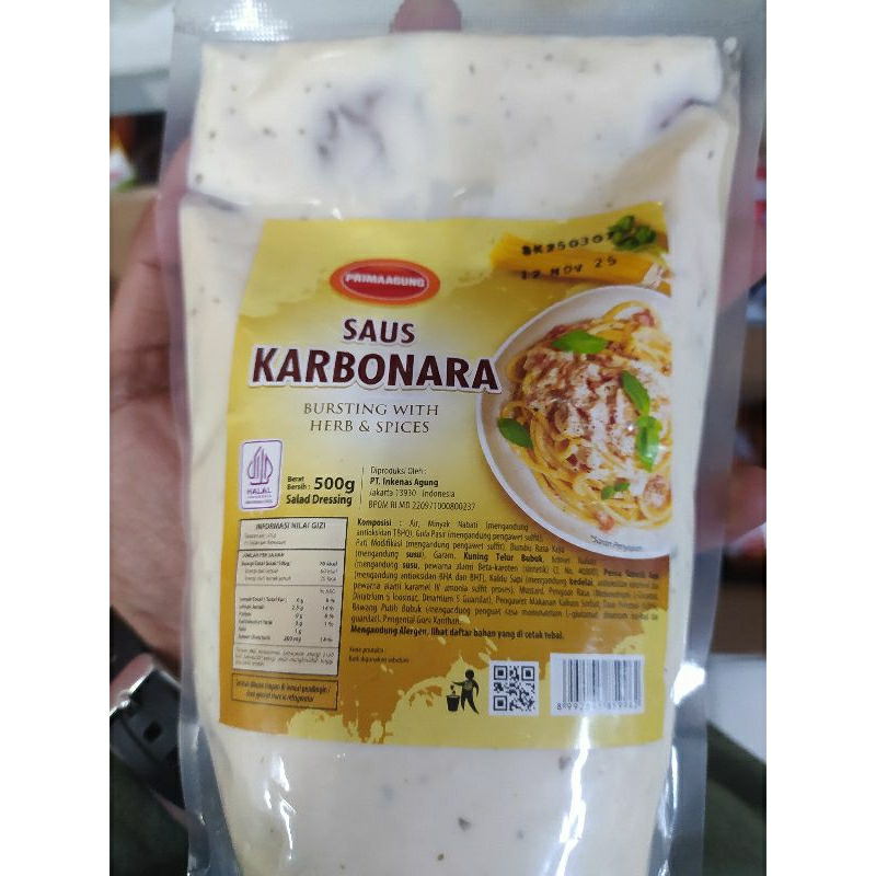 

prima agung saus karbonara 500gr
