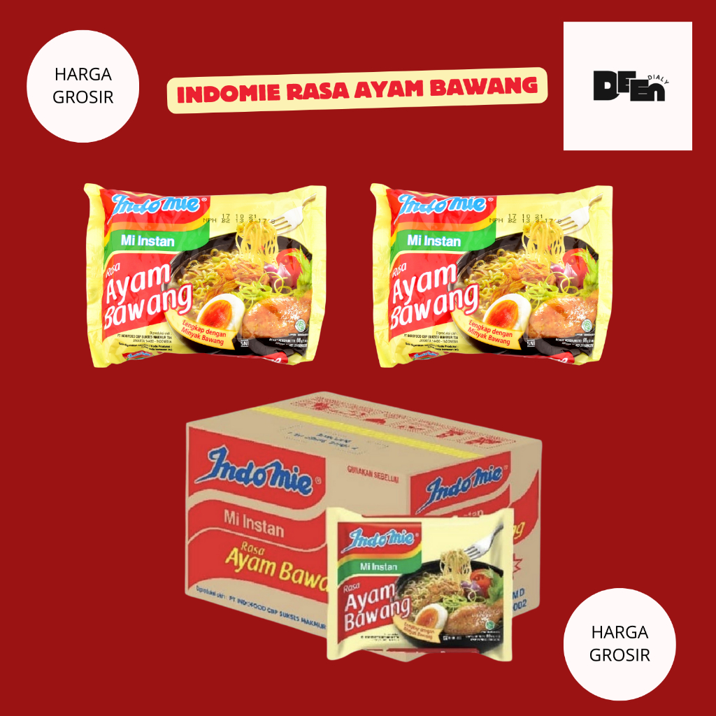 

Indomie Mie instan Rasa Ayam Bawang 69g