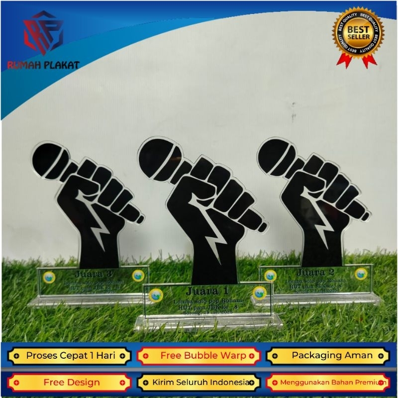 Plakat, Plakat Akrilik Custom, Plakat Akrilik Wisuda, Plakat Penghargaan, Plakat Magang, Plakat Mura