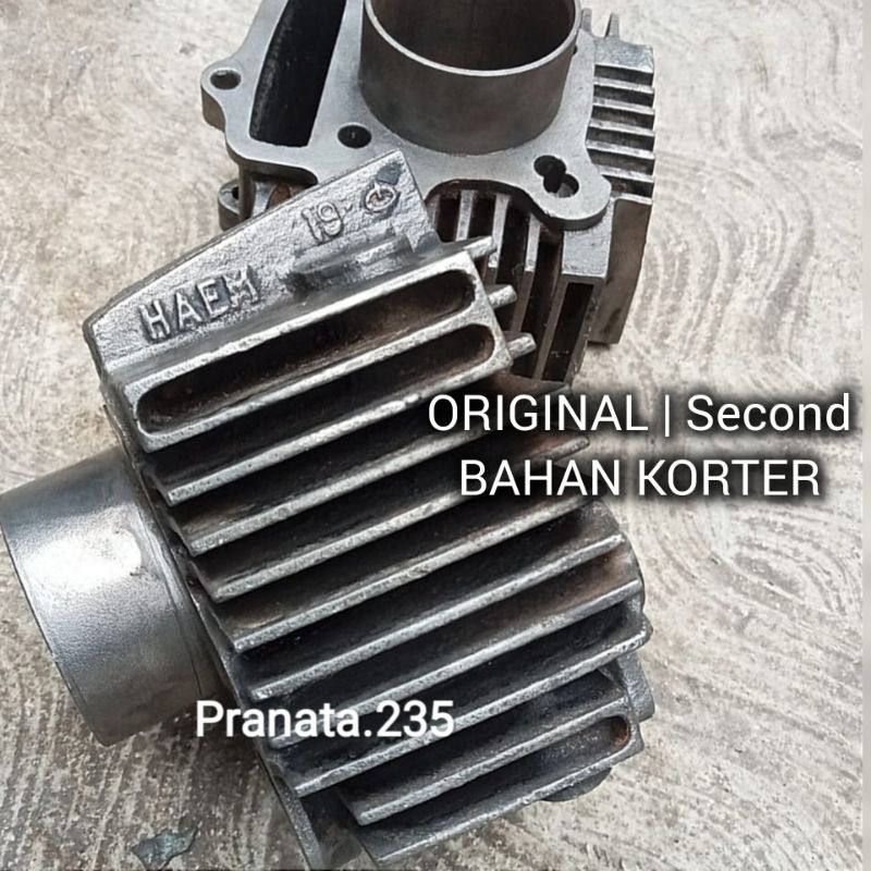 ORIGINAL Blok Boring Honda Astrea Grand Supra x JAPAN Second Bahan Korter Blok Buring Seher piston
