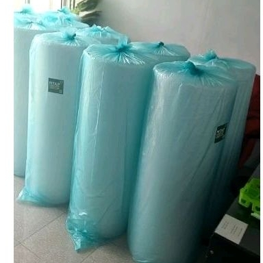 

ONLY INSTAN !!! MTAP BUBBLE WRAP 1 ROLL - 125cm x 50meter putih bening/hitam gelap