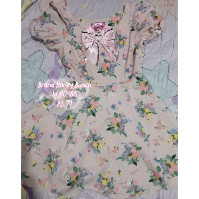 Babydoll dress Honey Bunch / kawaii / shojou / hime / fairy / dress bunga