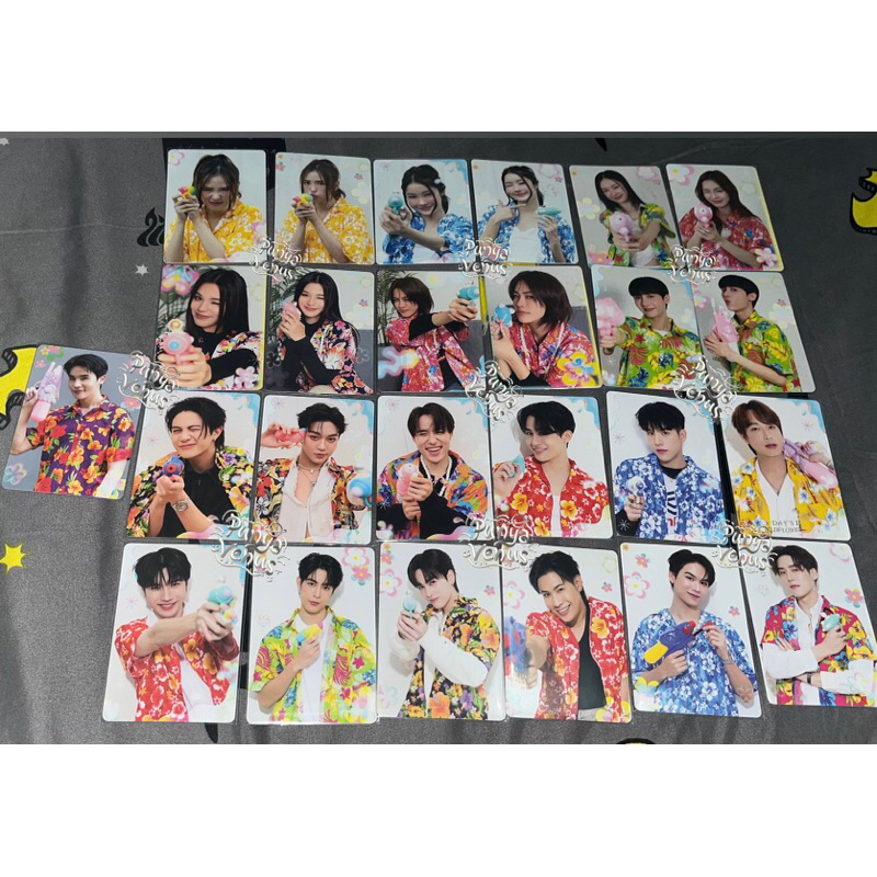 Collectible card Songkran GMMTV (Pond, Phuwin, Sky, William, Nut, Lego, Barcode, Chimon, Force, Sing