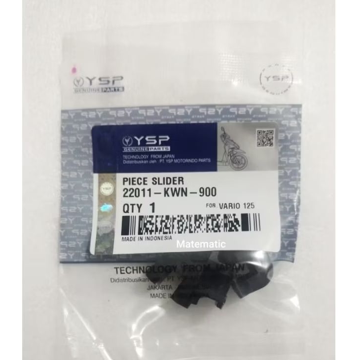 PIECE SET SLIDE SLIDER VARIO 125 22011-KWN-900 ORI YSP