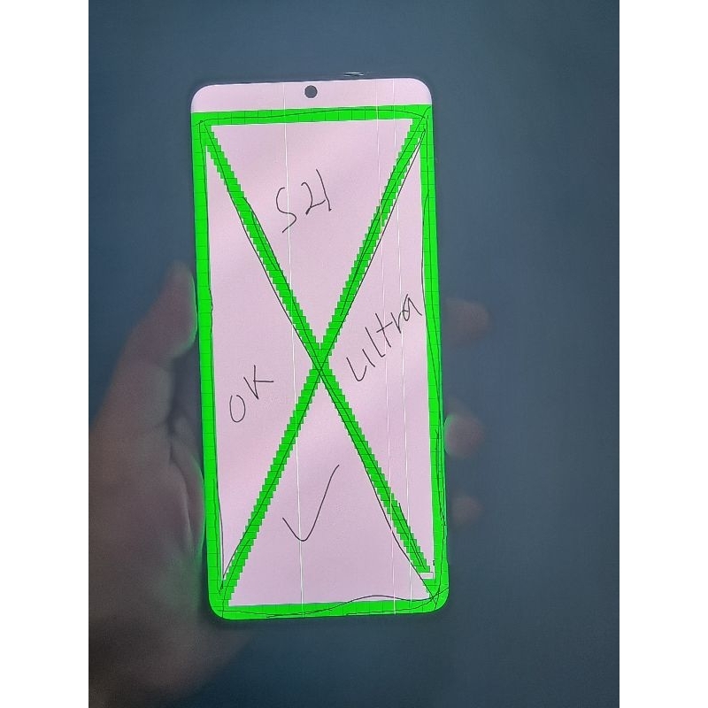 LCD Ori samsung S21 Ultra Original (Minus)