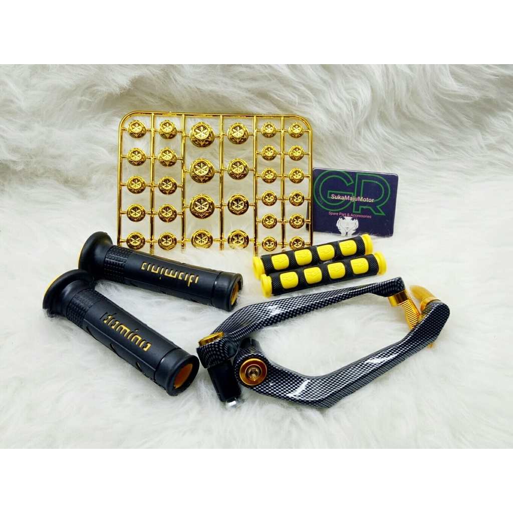 Cover Tutup Baut Probolt Impor Hangrip sisik plut Karet handle Proguard Carbon Besi Thailand Kualita