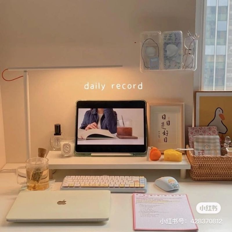 stand laptop dudukan monitor/pc meja komputer