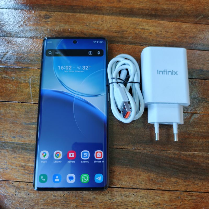 ITEL S25 Ultra Layar Lengkung 16GB(8GB+8GB)/256GB Varian Tertinggi Mulus HP+Charger saja ( Bekas / S
