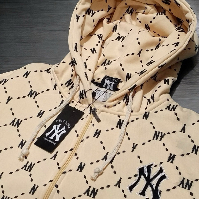 Ziper Hoodie mlb printed zipper hodie mlb hoodie ny jaket mlb