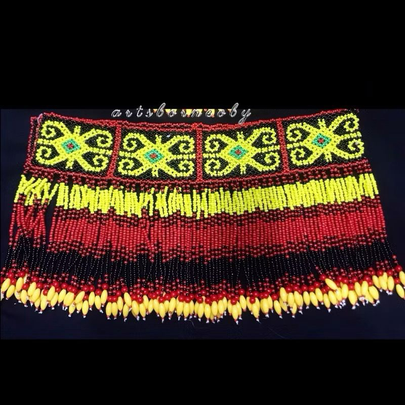 Teratai Pinggang Anak Aksesoris Baju Dayak