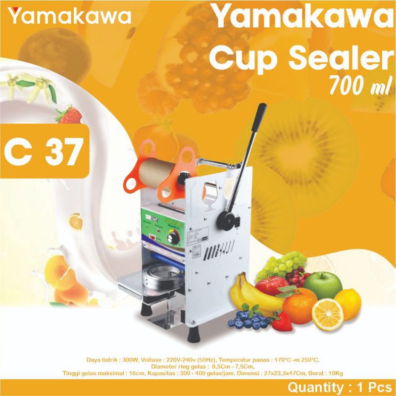 Cup Sealer / Penyegel Cangkir Plastik Yamakawa C 37