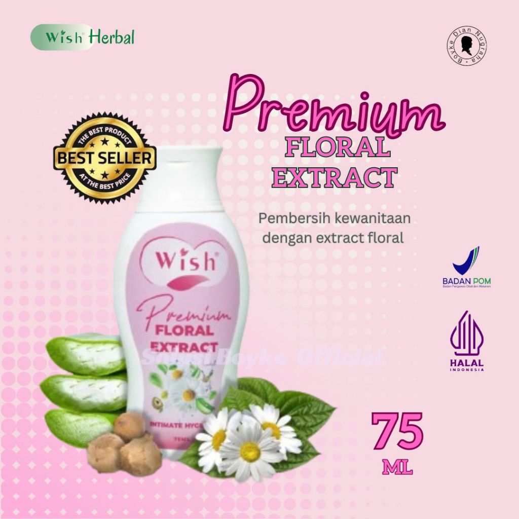 Wish Dr Boyke Intimate Hygiene Extract Floral Sabun Kewanitaan Premium / Sabun Wish Dokter Boyke