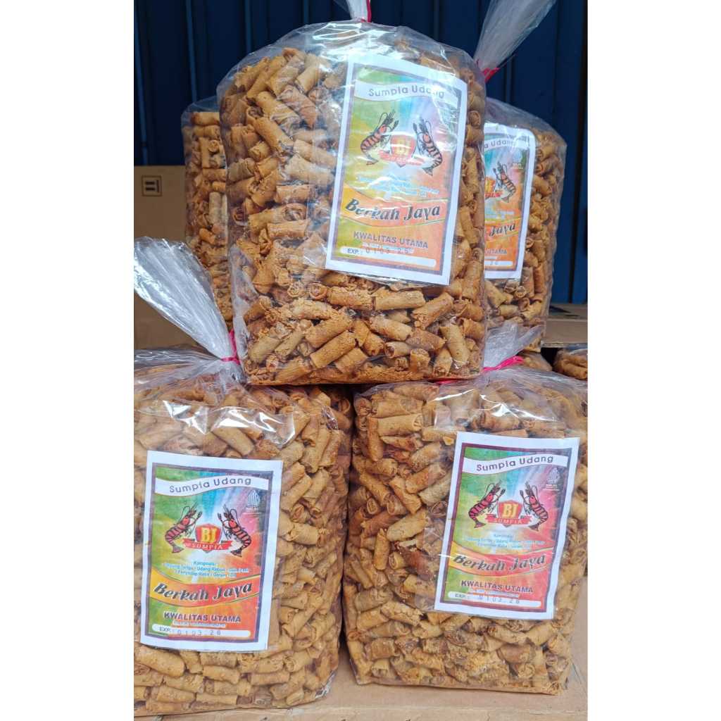 

Sumpia Udang 1kg Sumpia Abon Udang Gurih Renyah Snack Enak Sumpia Udang Super