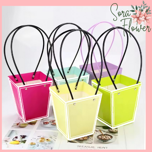 

Flower Packing Paper Bag Gift Box Tas Bouquet Flower Handbag EMYDA U13