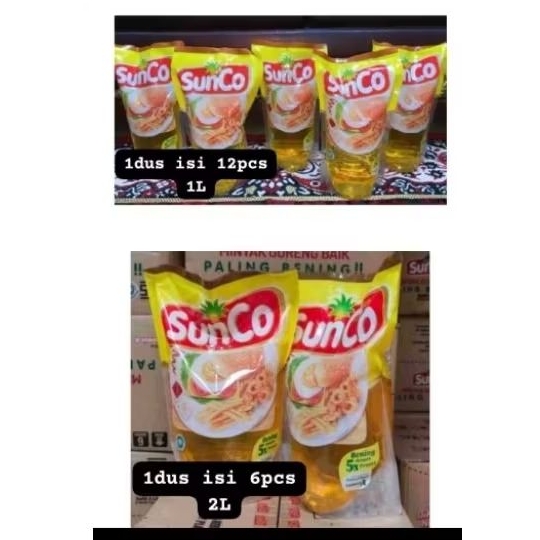 

Minyak Sunco Minyak Sayur Minyak Bening Sunco 2L 1L