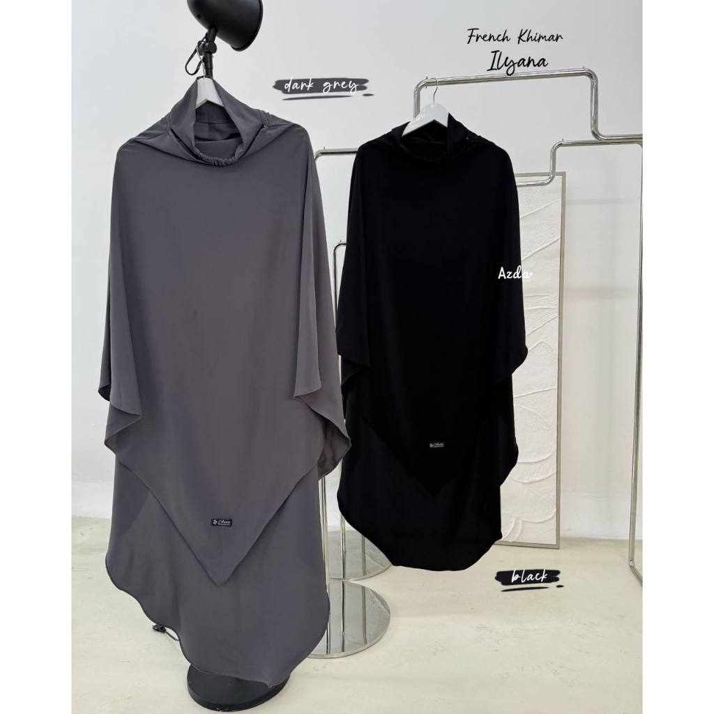 Khimar FK Ilyana by Azda Indonesia Khimar Jilbab Hijab Syari French Khimar Instan Karet
