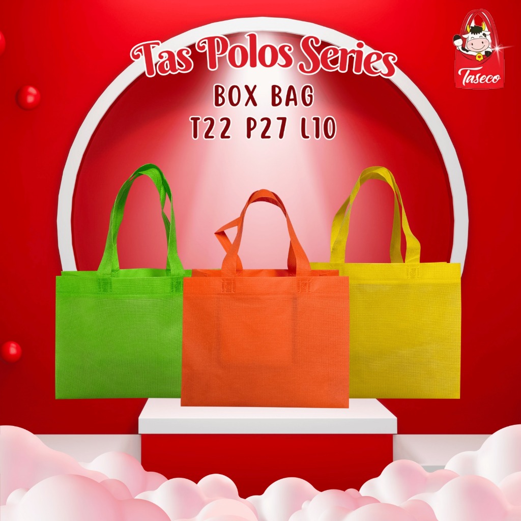 

[BISA SABLON] TASECO Goodie Bag Tas Souvenir Tas Tas Yasinan Tas Roti Tas Bento Mini Tas Souvenir Polos 22X27X10