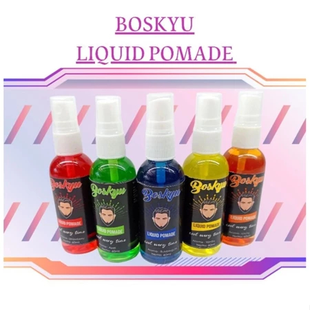 Minyak rambut pomade BOSKYU Pomade rambut cair Hair styling spray
