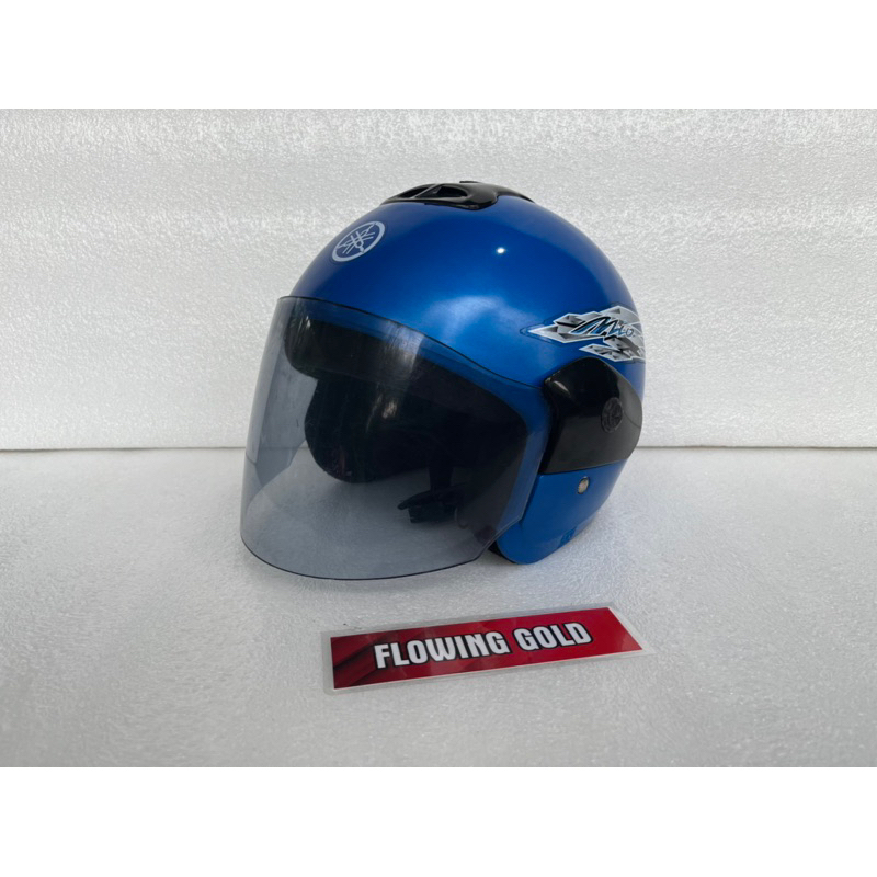 HELM YAMAHA MIO FINO SMILE BIRU ORIGINAL