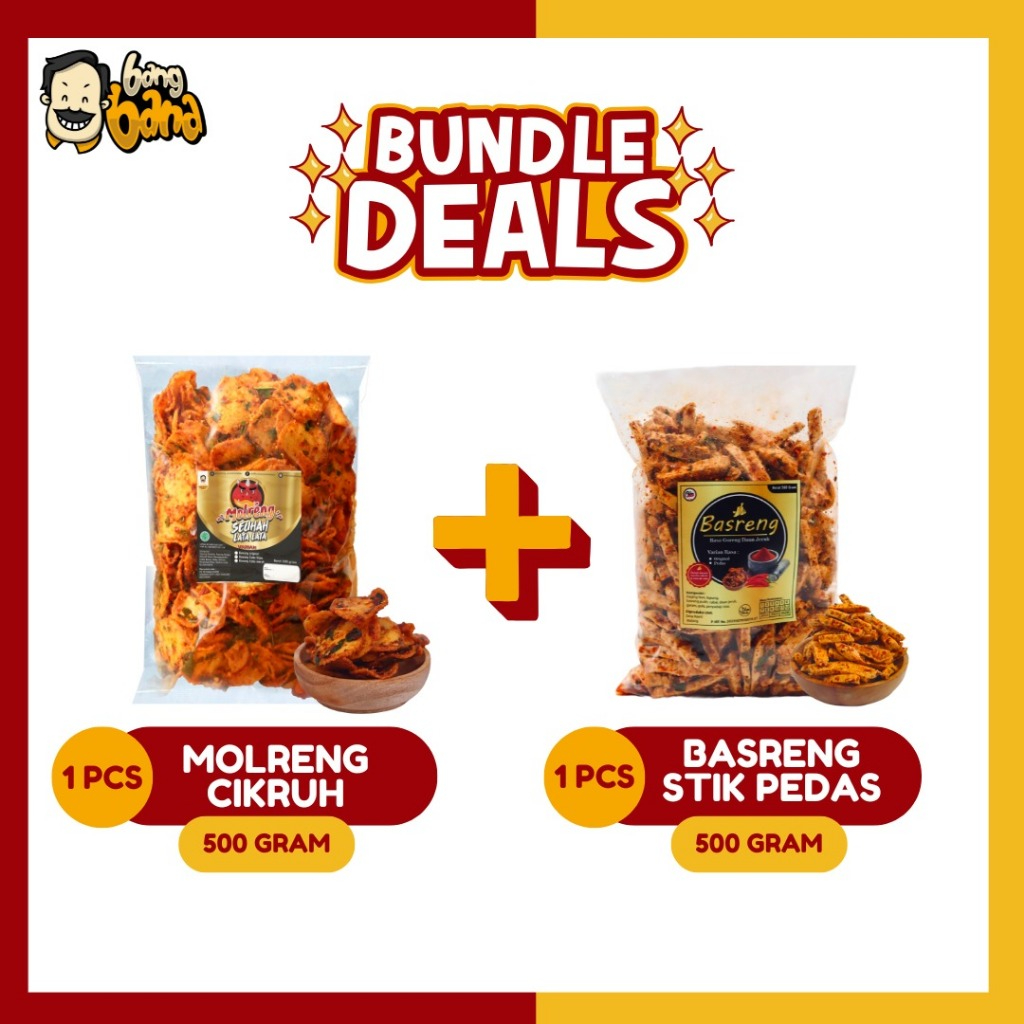 

Lezatoz_Genz Paket Bundling Molreng Cikruh Dan Basreng Cikruh Daun Jeruk Kemasan 500 Gram