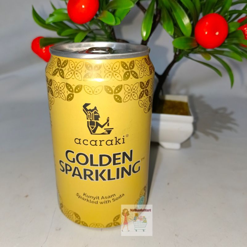 

Acaraki Golden Sparkling Kunyit Asam with Soda